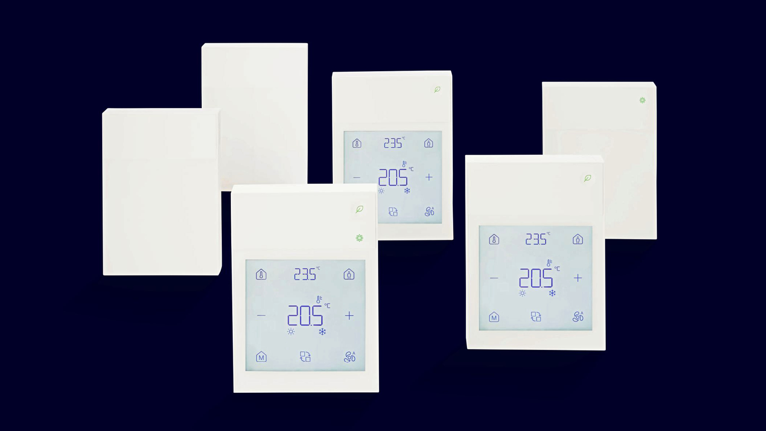 Neue QMX6 Raumfühler und -bediengeräte mit KNX-Kommunikation